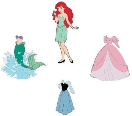 Loungefly Disney Ariel Paper Doll Pin Set