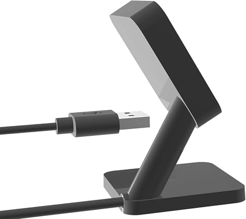 IDW26 Smart Watch Charger,Lamshaw Charging Stand Desk Holder Charging Dock Station Compatible with MMBX Smart Watch Charger/AITAFY IDW26/ Faweio IDW26/ MILOUZ IDW26 Smart Watch-1.83" (Black-Dock) by Lamshaw - Image 2