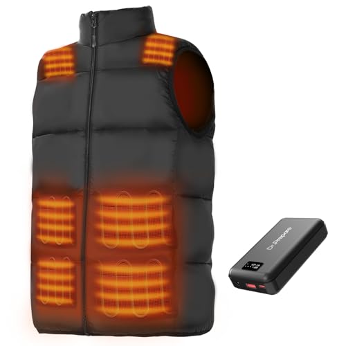 [DR.PREPARE] �d�M�x�X�g 7.4V 16000mAh�o�b�e���[�t�� �q�[�^�[�x�X�g �j�����p 3�i�K���x���� 10�ӏ����M �O��Ɨ����x���� ���� XL