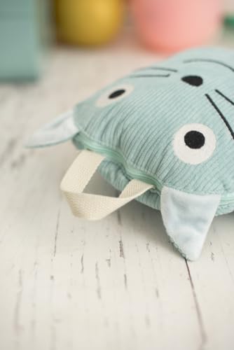 Plaid vert chat couverture de voyage compacte pour poussette - 3