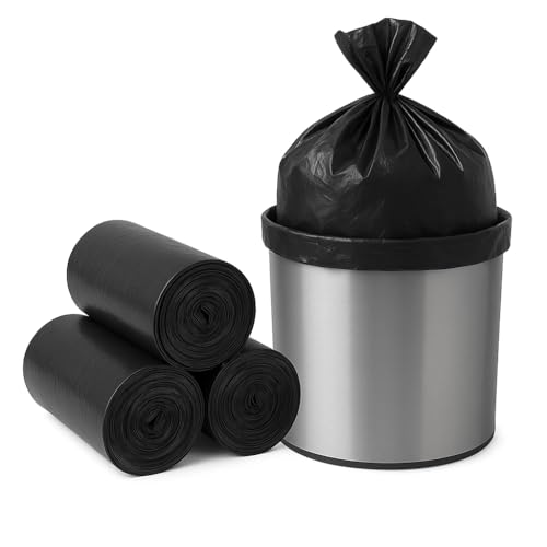 Image of Kmils Garbage Bags for Dustbin Medium Size - Leak-Proof, Tear-Resistant, Disposable Trash Bags for Home, Kitchen, Office | 19 x 21 Inches (30 Bags x 3 Rolls)