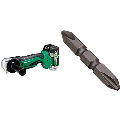 HiKOKI(ハイコーキ) 旧日立工機 18Vコードレスコーナドリル DN18DSL(LXPK) 両頭プラスビットNo.2 全長45mm 1本セット