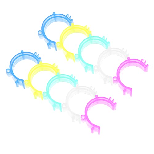 POPETPOP 100Pcs Embroidery Bobbin Clips Sewing Thread Holders for Quilting Prevents Unraveling Durable for Beginners and Professionals Organize Your Sewing