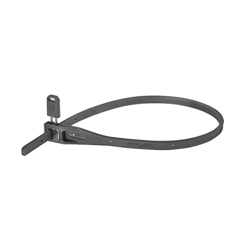 Hiplok Z-Lok Secured Reusable Armoured Steel Zip Tie - Pair, Grey