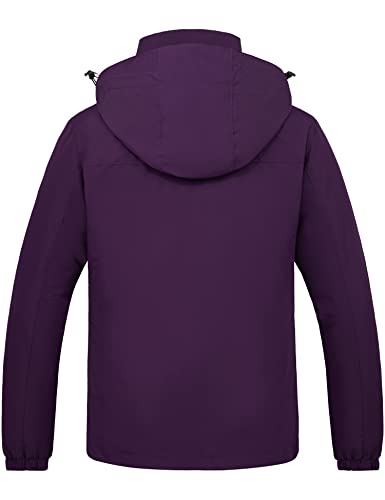 Image of Wantdo Women's 3 in 1 Waterproof Ski Jacket Windproof Winter Snow Coat Snowboarding Jackets Warm Raincoat