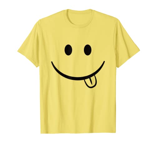 Camiseta de cara sonriente para niños, linda y divertida camiseta de cara feliz sonriente Camiseta