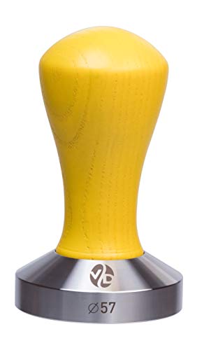 タンパー - エスプレッソタンパー - コーヒータンパー クラシックカラーシリーズ - コーヒープレスツール - タンパー エスプレッソ - ステンレススチール エスプレッソタンパー - ハンドル ソリッドウッド - 圧力ベース タンパー