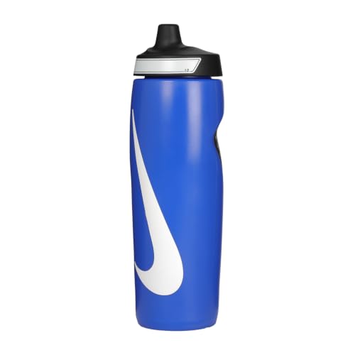 Image of Nike REFUEL BOTTLE GRIP 24 OZ - GAME ROYAL /BLACK /WHITE, 709 ML