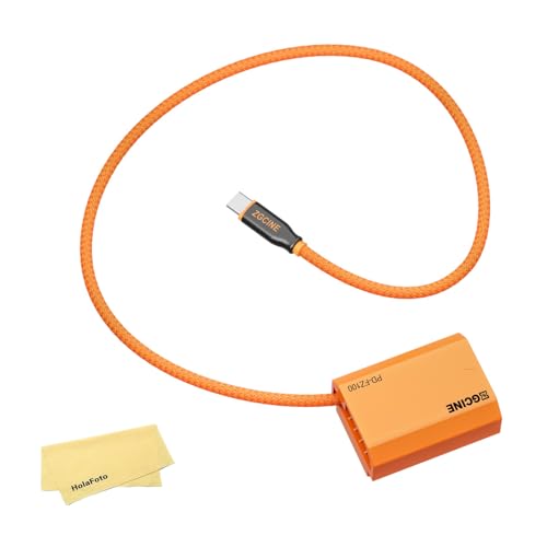 ZGCINE USB-C PD to FZ-100 Dummy Battery Cable, 60CM/1.96FT, Output Voltage: 8V/2A, Braided Wire