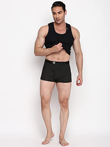 Image of RUPA FRONTLINE Colors Men's Front Open Athlefit Mini Trunks | Soft-Touch Cotton Stretch | Snug Fit | Breathable Fabric | Supporter Brief | Pack of 1