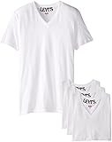 Levi's Men's 100 Series 4-Pack V-Neck T-Shirt