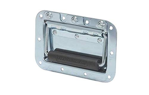 Image of PENN ELCOM Medium Recessed Handle - Combo of 4 (16.1 * 10.7 * 16.1) Wooden Storage Chests, Toolboxes, Equipment Cases, Instrument or Flight Cases, Heavy-Duty Drawers or Trunks | Sliver