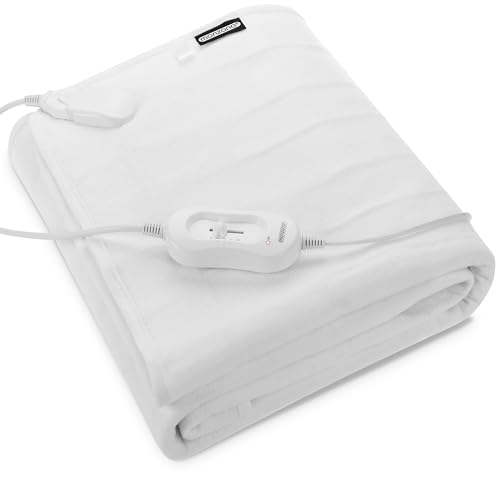 Monzana® Couverture chauffante 150x80cm 60W 1 Place 3...