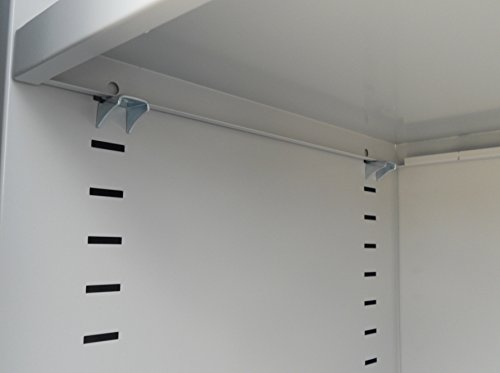 ITALFROM Armadio in Metallo per Ufficio ARCHIVIO ARMADI Metallici ARMADIETTO Metallico 150x45x200 Ante A RETI Metalliche-Consegna 30 Giorni LAVORATIVI