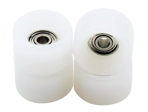 Image of 65D Urethane Fingerboard Wheels Pro Bowl Shape (White)
