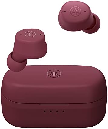 ヤマハ(YAMAHA) ワイヤレスイヤホン bluetooth TW-E3C(R) : リスニングケア/音声通話/ゲーミングモード/最大9+15時間再生/生活防水IPX5相当/AAC・aptX対応/イコライジング機能 レッド/ラズベリー
