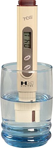 HM Digital TDS-4 TDS Meter handheld tds Tester With Large LCD Screen Testing water tds for Hydroponics Gardening Aquariums Reefs Pools Spas Water Treatment Drinking Pure Filter system