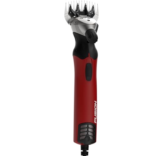 Lister Fusion Shear for Sheep, Alpacas, Camels, Cattle, and Llamas (#258-40020), Red