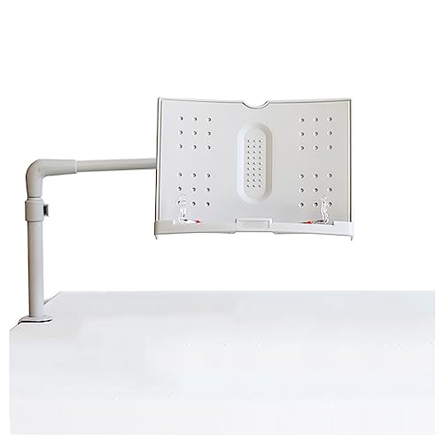 Soporte ajustable para lectura y tablet con estructura de metal resistente de 360°