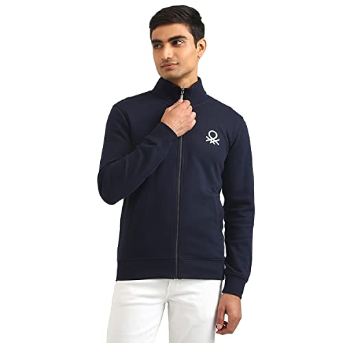 Image of United Colors of Benetton Men's Cotton Hooded Sweatshirt