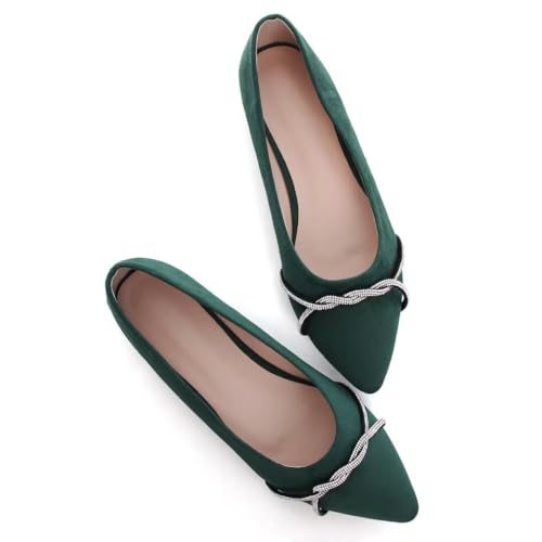 Image of TN TANGNEST Womens Casual Flats Chain Ballet Flats