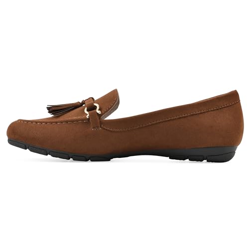 Image of Cliffs by White Mountain Women's Gush Cushioned Driving Moccasin Loafer Flat