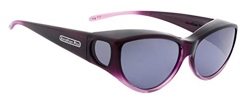 Jonathan Paul Ikara Medium Polarized Sunglasses Plum Purple Crystal&Grey
