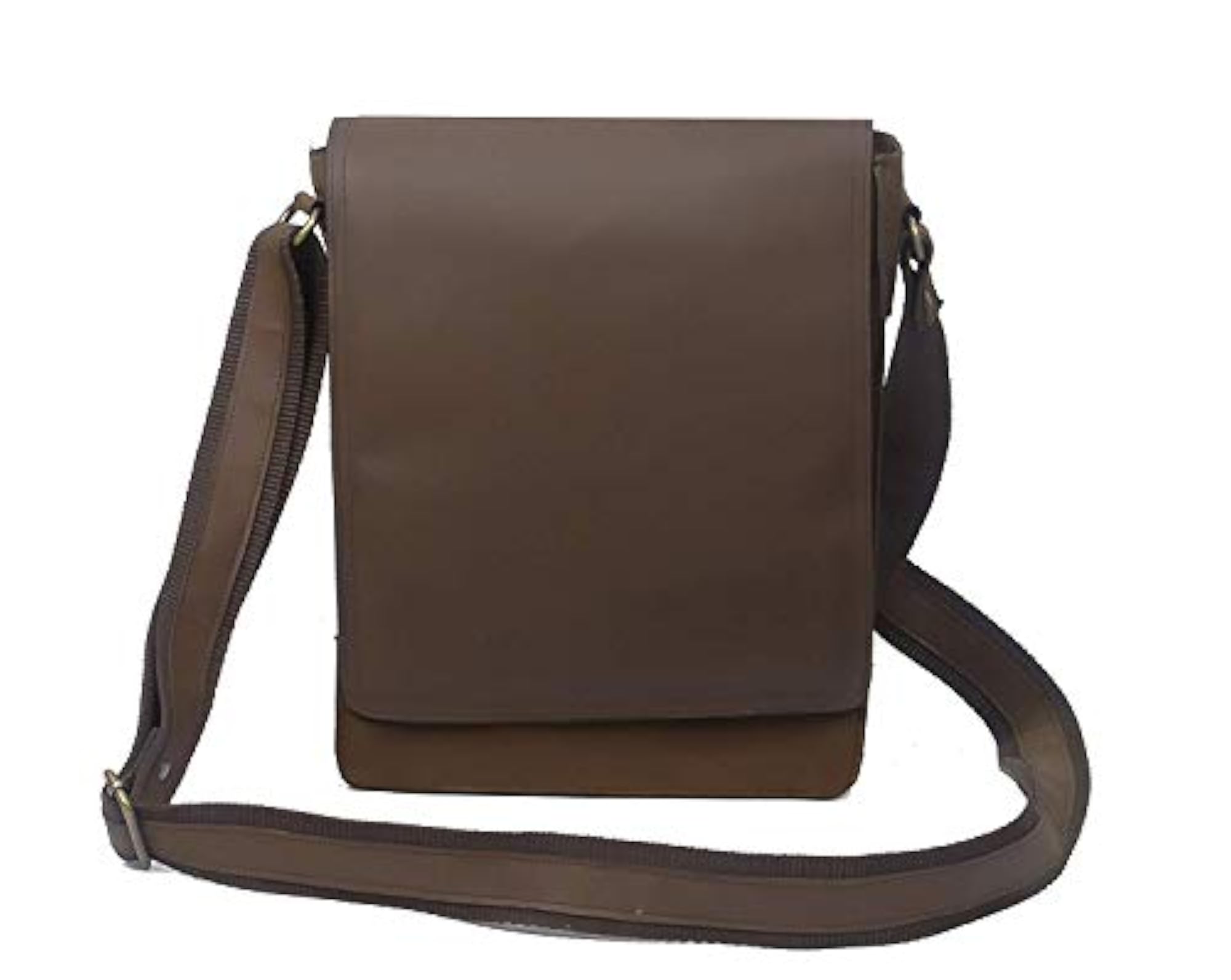 Men's Genuine Crazy Leather Messenger Bag