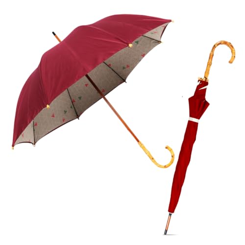Grand parapluie femme motifs triangulaires pour les sorties en ville