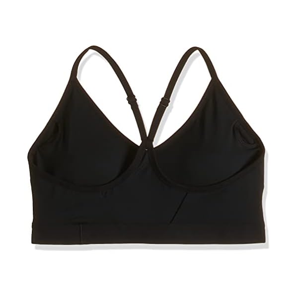 NIKE-Womens-Pro-Indy-Sports-Bra Nike Women's Dri-Fit Indy Training Bra (Black, Small)