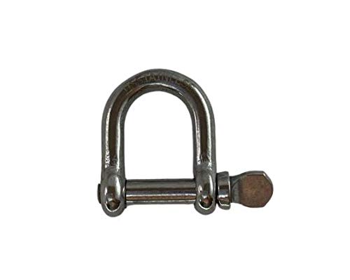 US STAINLESS 5 Pieces Stainless Steel 316 Forged D Shackle 1/8" (3mm) Type K Marine Grade - Image 7