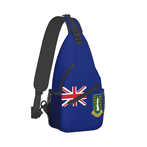 Mochila tipo bandolera negra unisex para senderismo miniatura 3