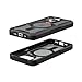 URBAN ARMOR GEAR UAG Designed for iPhone 15 Pro Case Plasma XTE Black/Orange, Built-in Magnet Compatible with MagSafe Charging & Kickstand Rugged Military Transparent Protective Cover