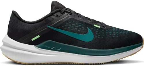 Nike Tênis masculino Air Winflo 10, Black Geode Teal Deep Jungle