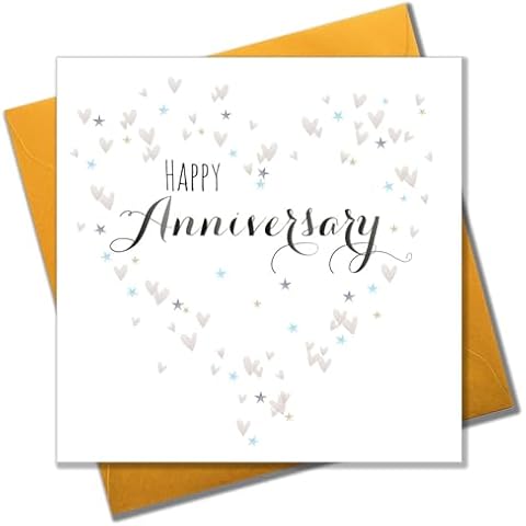 Claire Giles "Happy Anniversary" Card 15cm Cover