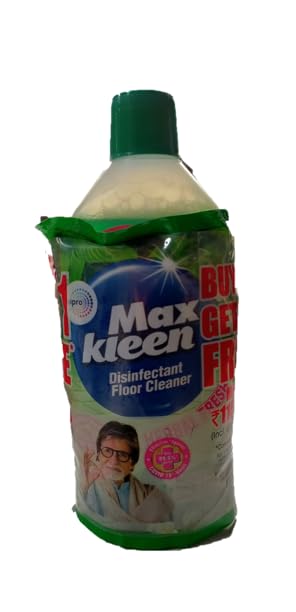 Max Kleen Disinfectant Floor Cleaner Herbal Fresh 500ml with maxkleen 200 ml pauch free ..unique..