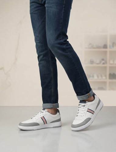 Image of Centrino Sneakers for Men | Lightweight Casual Shoes for Men Stylish | Breathable Mesh Walking Shoes | Cushioned Insole Comfortable Shoe for Man | Durable Sole Footwear|Trendy Lace-Up Shoes for College, Parties & Daily Use (9622)