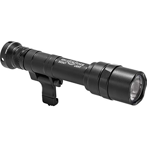 Image of SureFire Weaponlight LED - M640U-BK-PRO 1,000 Lumens 11,300 Candela - Black | M640U-BK-PRO Mini Scout Light Pro Hybrid Beam LED w / Click Tailcap Switch - Mil-Spec Hard Anodized IPX7 - Black