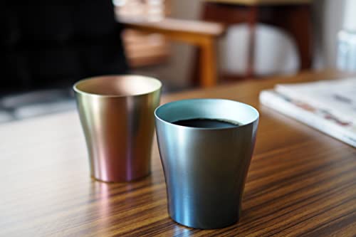 HORIE 純チタン二重タンブラー 華チタン 250cc T15YU250BP