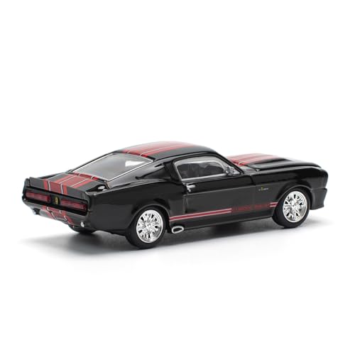 POP Race PR640218 Shelby Mustang GT500 1/64 Dark Chrome miniatura 4