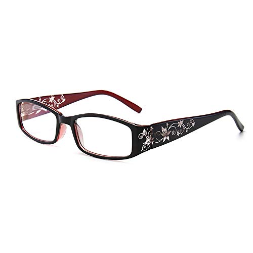 KoKoBin Gafas de lectura ultraligeras para mujer, elegantes patillas con luz anti-azul, gafas de lectura ligeras(Púrpura ,+ 1.0 Cover