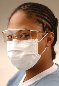 GCFCXS PT# GCFCXS- Ultra Sensitive Earloop Mask White 50/Bx by, Crosstex International