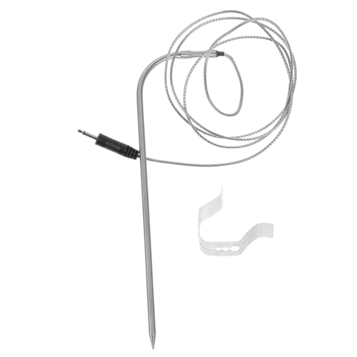 GALPADA Grill Probe Clip BBQ Temperature Monitor Meat Thermometer for Grilling Air Fryer Probe High Heat Tolerance Firm Grip