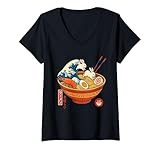 Retro Cute Anime Ramen Bowl Noodle Soup Splash