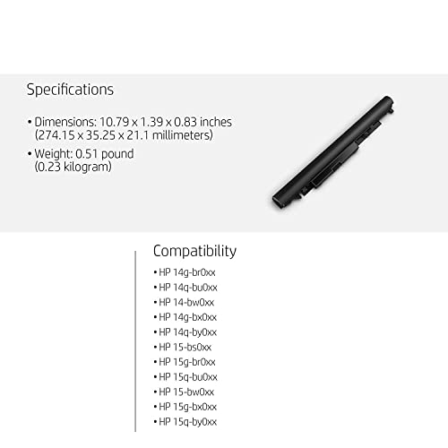 ULTRAZONE Laptop Battery Compatible for HP Pavilion JC03, JC03031, JCO3, JCO4, 240 G6, 245 G6, 250 G6, 255 G6, 14-Bs 14-Bw 14G-Br 14G-Bx 14Q-Bu... - Image 4