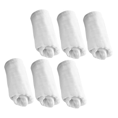 GALPADA 6pcs Muslin Burp Cloths Soft Cotton Diapers for Newborns Reusable Washable Essentials Versatile for Burping Washing and Pee Pads for Boys