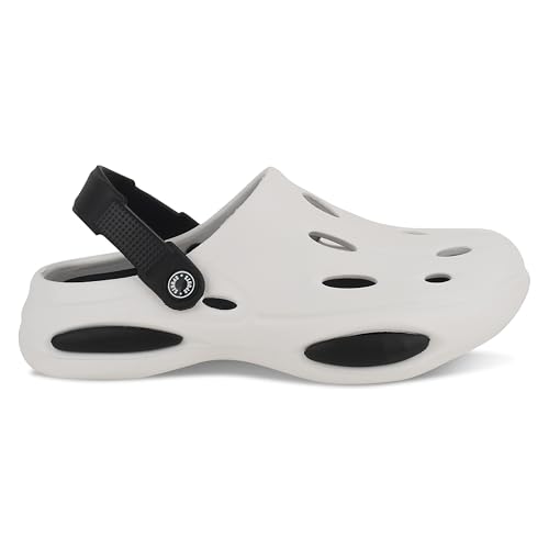 Image of BEONZA Men Premium Padded Super Soft Classic Casual Clogs /Sandal with Adjustable Back Strap for Adults | Comfortable & Light Weight | Stylish & Anti-Skid | Waterproof & Daily Mules for Gents /Boys
