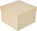 Produktbild RAYHER 71755000 Pappmaché Schachtel FSC Recycled 100%, 18,5 x 18,5 x 12 cm, Quadrat