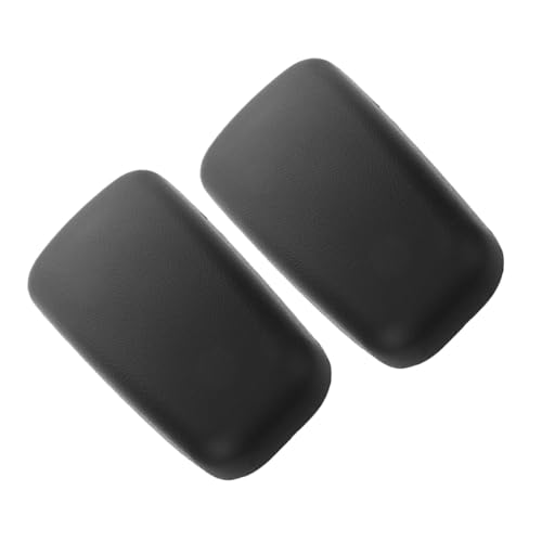 Ciieeo 2 Piezas Rodilleras De Coche Ergonómico Comodidad Apoyo Acolchado Pasajero Almohadillas Alto Conductor Auto Black Poliuretano