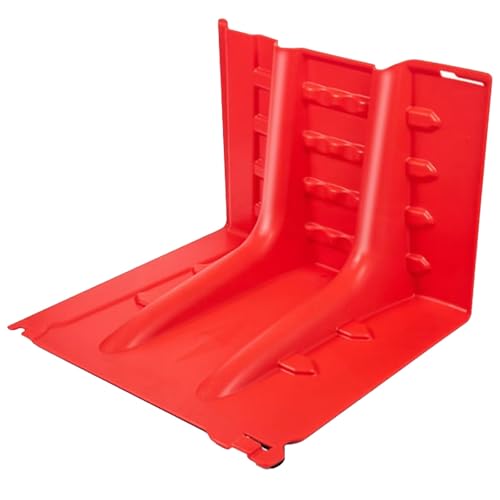 L Shaped Flood Barrier, Flood Barriers Kit for Home, Installation Snap Together Easy Installation Durable ABS Plastic Flood Protection for Garage, Home, Front Door, Basement(8pcs)